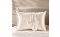 Silky Satin Pillowcase Glossy Satin Pillow Cover Frizz Control Bedding Long-Lasting for Bedroom