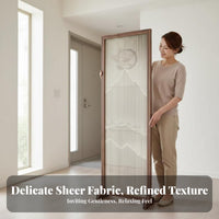 Chinese design Freestanding Panel Screen Modern Minimalist Multi-Panel Room Divider Hollow-Carved Design Privacy Partition Sturdy for Apartment Dwellers, Homeowners, Office Workers, Entrydual-direction, Bedroom, Open-Plan Spaces, Restaurant