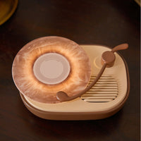 Retro Record Player 360-Degree audio Surround Audio Home Decoration Home Electronics for Desktop, Bedroom