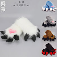 Handmade Cartoon Dragon Claw Gloves for Cosplay Fursuit