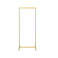 Freestanding Rectangular Backdrop Frame Cylindrical Metal Arch Stand Geometric Photography Backdrop Stand Stable for Stages