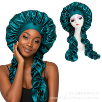 New Satin Hair Protection Cap for Dreadlocks and Curly Hair - Large Size