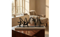Abstract Gymnast Sculpture Minimalist Style Gymnast Sculpture Sturdy Construction Home Decor for Entryway, Study