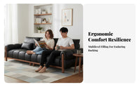 keyboard-inspiredboard keyboard-inspired Tufted Sofa upright rib Tufting Living Room Seating French appearance & character Couch for Office Managers, Business Owners, Studio Flat, Lounge Area