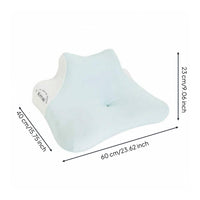 Slow Rebound Multi-Position Support Pillow Skin-Friendly Textile Ergonomic Prone Pillow Memory Foam Reading Support Pillow for Readers, Phone Users, Lounging