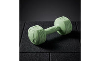 2 Pieces Hexagonal Heads Hex Dumbbells Textured Grip Molded Dumbbells Weight Markings Exercise Weights Short Handle for Strength Training, Home Gym