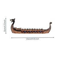 Dragon Boat Incense Holder Handmade Dragon Ship Decorative Home Decor for Indoor