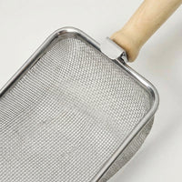 Sifter Mesh Sifter with Deep Ladle, Stainless Steel Fine Style for Bentonite and Walnut Clumping Material, Sturdy Material