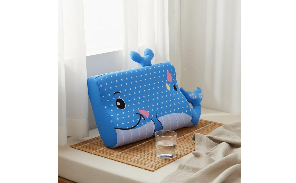 Moisture-Wicking Cooling Kids Pillow Certified Safe Children's Neck Pillow Odorless for Students, School