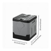 Odor Sealing Portable Folding Toilet Thickened Design Foldable Camping Toilet for Road Trip