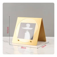 Clear Acrylic Frame Freestanding Home Decor Scratch Resistant for Study