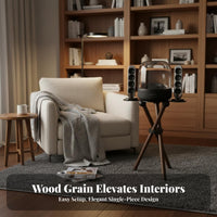 Sturdy Construction Wooden Speaker Tripod Heavy Duty Speaker System Floor Stand Reduces Vibrations Solid Wood Audio Stand Acrylic Top Panel for Living Room, Bedroom