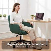 Ergonomic Adjustable Highspine Task Chair Support pivot Seat Modern Design Office Furniture Includes Headrest for People with Sedentary routines, Remote Workers, Students, Study Room, Workstation
