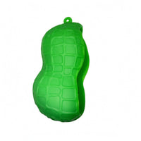 Silicone Peanut-Shaped Golf Ball Holder Pebble-Like Golf Ball Cover Textured Sports Accessory Hanging Loop