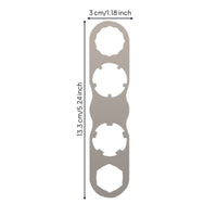 Bike Pedal Wrench Ergonomic Bike Pedal Removal Tool Heat-Treated for Cyclists
