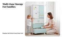 configurable Cube Organizer Large Capacity Storage Cabinet Easy Assembly for Toddlers