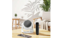 Wireless Bluetooth Speaker with Handheld Audio Input Multi-Function Speaker with Phone Stand Compact Karaoke Machine Hands-Unrestricted for Streamers