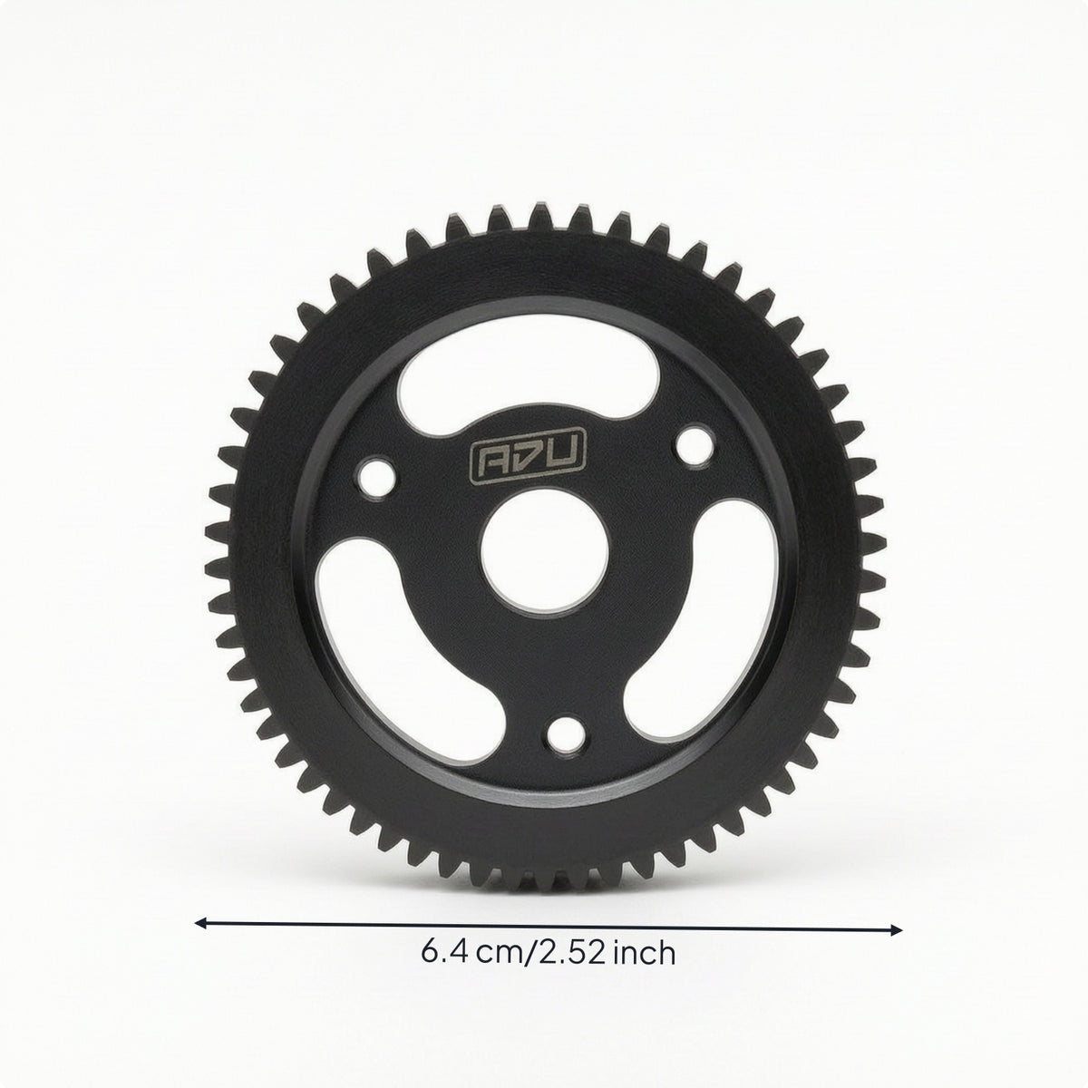 1/6 RC 62T Gear Heat-Treated Steel Gear with Lightening Cutouts Low Wear for Hobbyists