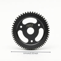 1/6 RC 62T Gear Heat-Treated Steel Gear with Lightening Cutouts Low Wear for Hobbyists
