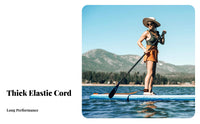 Stand-Up Paddleboard Ankle Leash 360-Degree Rotation Paddleboard Coiled Leash Paddle Board Ankle Cord Elastic Wave Ing Leg Rope