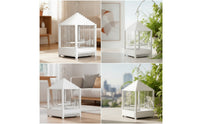 Bird Cage with Pull-out Tray Decorative Bird Cage with Slide-out Tray Portable for Living Room, Balcony