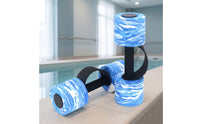 Water Dumbbell Waterproof Swim Weights Non-Slip Foam Dumbbells for Rehabilitation Patients, Swimmers, Water Aerobics