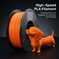 High Speed PLA Filament 1.75mm for Printer, Matte for Prototyping and Modeling, for Hobbyists, 1kg Length, Round Disk Design