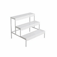 Indoor & Outdoor Use 3-Tier Stepped Plant Shelf Space-Saving 3-Tier Plant Stand Weather-Resistant Flower Rack Easy Assembly for Gardeners, Apartment Dwellers, Homeowners, Balcony, Windowsill, Patio, Living Room