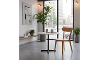 Sturdy Construction Solid Wood Dining Chair Ergonomic Seat Indoor Seating for Study