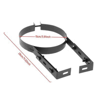 Wall-Mount Chimney Pipe Support Bracket Adjustable Flue Pipe Bracket Secure Chimney Fixing Band Heavy-Duty for Installers, Homeowners, Fireplace