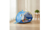 Shark Beach Tent Lightweight Play Tent with Removable Canopy Portable Beach Cabana Compact Sun Shelter Upf 50+ for Children