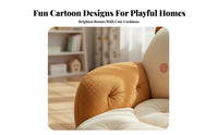 Kids Animal Armchair Soft Material Child Soft Sofa Chair Enveloping Design Child Lounger Chair for Girls, Young Children, Bedroom, Playroom, Relaxing