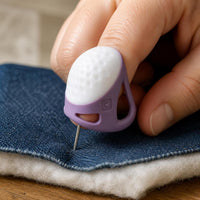 Silicone Thimble for Cross Stitch and Sewing, Anti-Puncture Finger Protector
