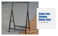 Foam Board Display Stand, Outdoor Poster Holder, Foldable Freestanding Sign, For Recruitment, Shop, Event
