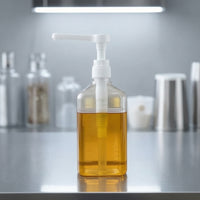 Syrup Bottle with Pump Portionmeasured Syrup Dispenser with Pump Clear for Baristas, Kitchen