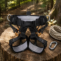 Tree Climbing Harness High Strength Work Positioning Harness Adjustable Straps Gear for Professionals