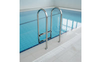 Stainless Steel Pool Ladder Non-Slip Pool Ladder with Handrails Screw-On