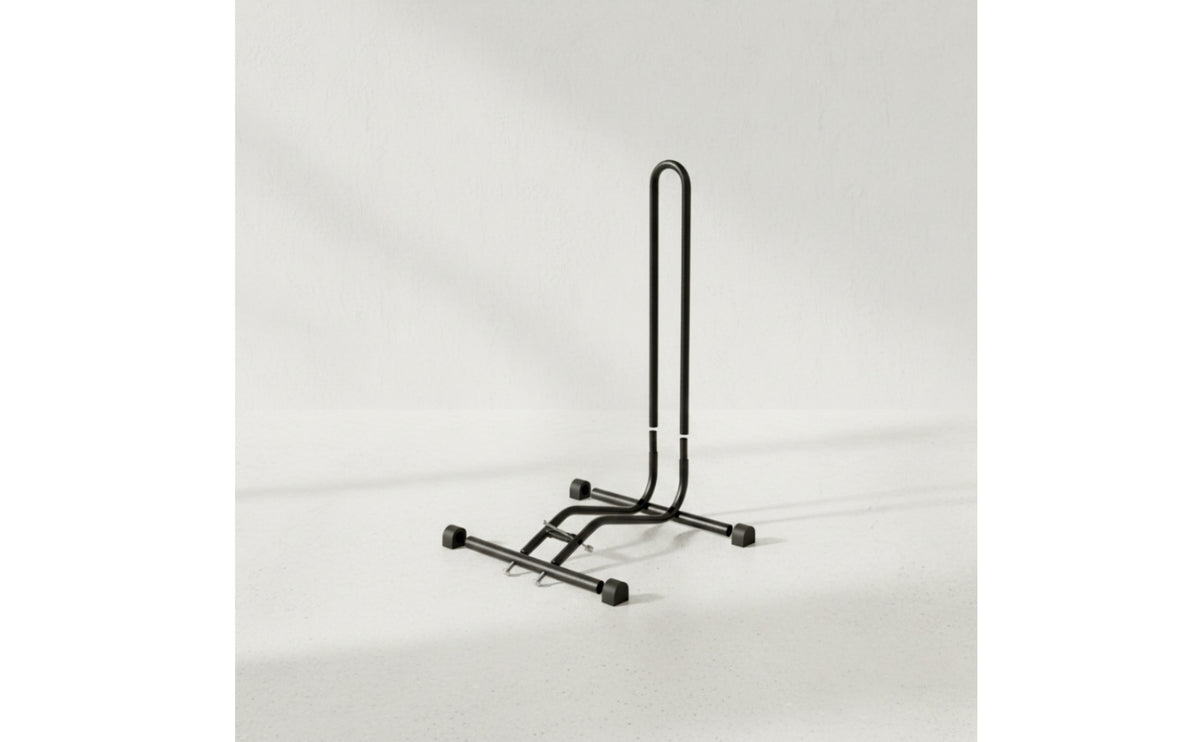 Freestanding L-Shaped Bike Stand Stable Floor Bike Stand Sturdy Portable for Garage