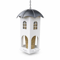 Castle Bird Feeder Decorative Hanging Bird Feeder Long-Lasting for Yard