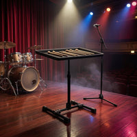 Drum Percussion Tray Raised Edges Tripod Percussion Tray Rubber Feet