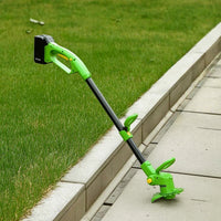 Adjustable Head Grass Trimmer with Battery and Charger Electric Cordless Grass Trimmer Rechargeable Garden Tool Easy to Use for Homeowners