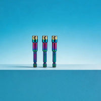 3 Pieces High Rotational Force Hex Shank Nut Drivers Steel Ball Lock Hex Shank Socket Bit Clip on Design Long Screw Driver Socket Extended Reach for Installation, Repair