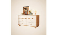 Wood Storage Cabinet with Drawers Wooden Sideboard with Drawers Sturdy Wooden Sideboard Buffet Cabinet for Apartment Dwellers, Living Room