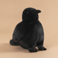 Crow Stuffed Toy Soft-Feathered Crow Doll Stuffed Soft and Fuzzy Bird Doll for Bedroom, Desk