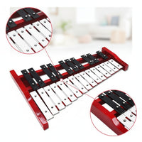 Glockenspiel Chromatic Glockenspiel with Carrying Bag Complete Xylophone with Mallets for Students