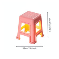 Vintage Charm Stool-Shaped Light Gift Idea Retro Phone Stand Lamp Warm Ambient Lighting Mini Stool Night Light Cozy Atmosphere for Office, Shop