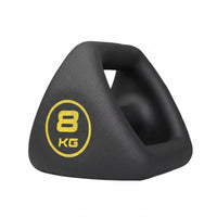 Triangle Kettlebell, Cast Iron, Coated, Large Ring Handle, Multifunctional Home Fitness Dumbbell