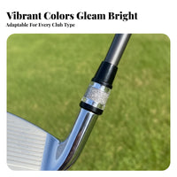 Bright Finish Golf Club Ferrule Crushed Star Golf Club Collar for Golfers, DIY Enthusiasts, Golfing