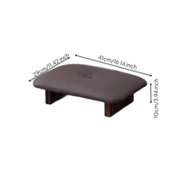 Slim-Line Upholstered Stool Compact Padded Footrest Multifunctional Shoe-Changing Stool Minimalist for Entryway