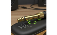 Rechargeable Wireless Guitar Transmitter Receiver USB-C Connector Charging Guitar Wireless Transmitter 7 Channels Music Accessory Anti-Interference for Bass Players, Stage, Rehearsal, Home Studio